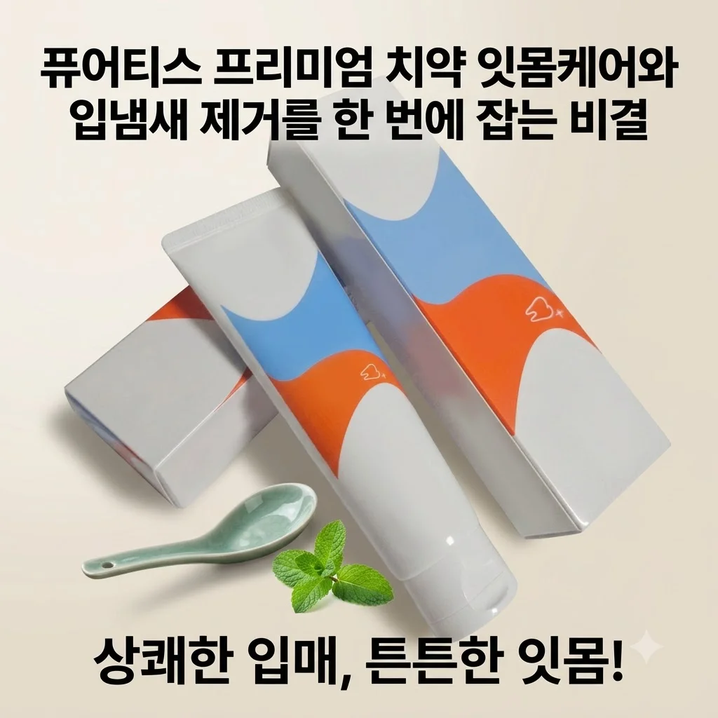 퓨어티스 프리미엄 치약 잇몸케어와 입냄새 제거를 한 번에 잡는 비결