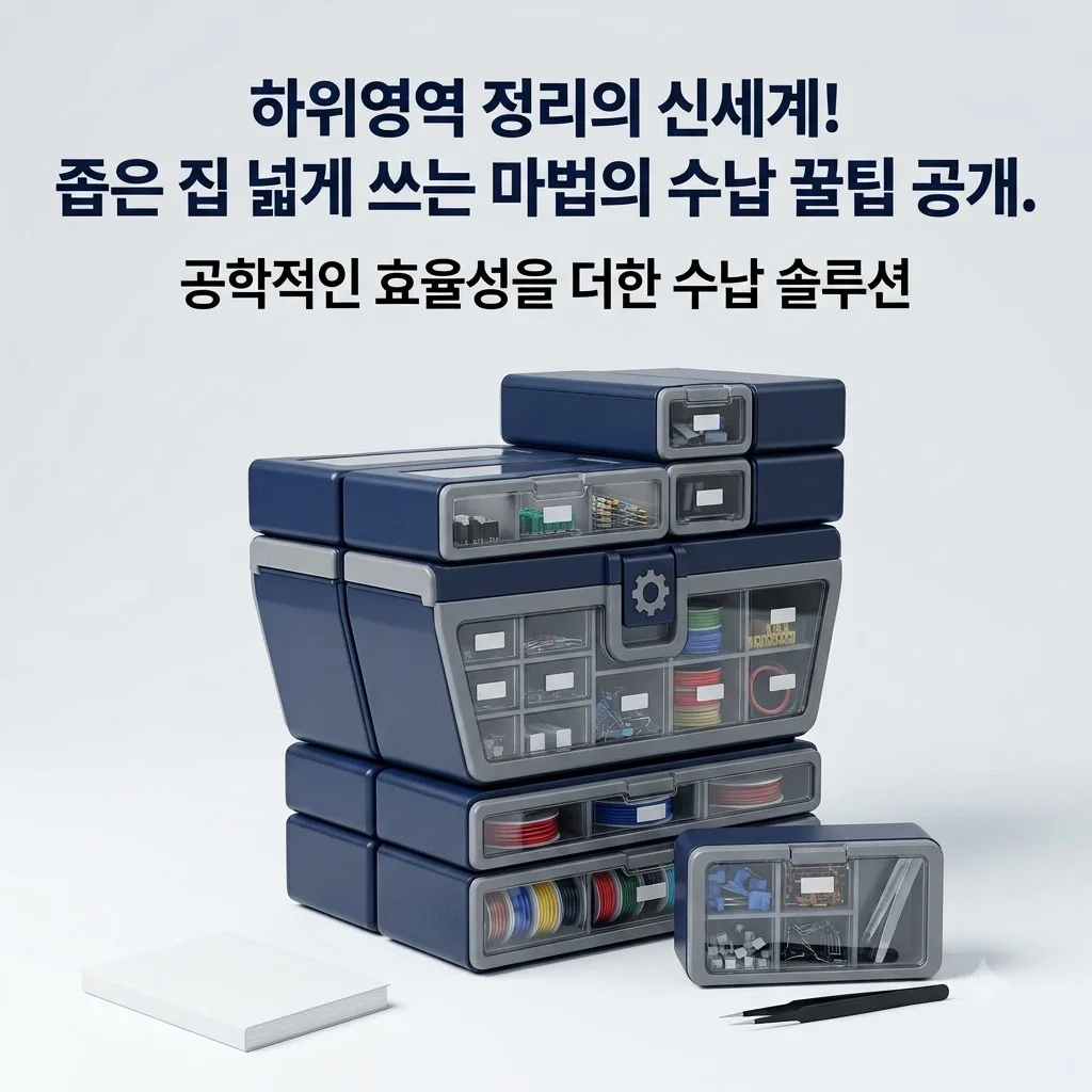 하위영역 정리의 신세계! 좁은 집 넓게 쓰는 마법의 수납 꿀팁 공개