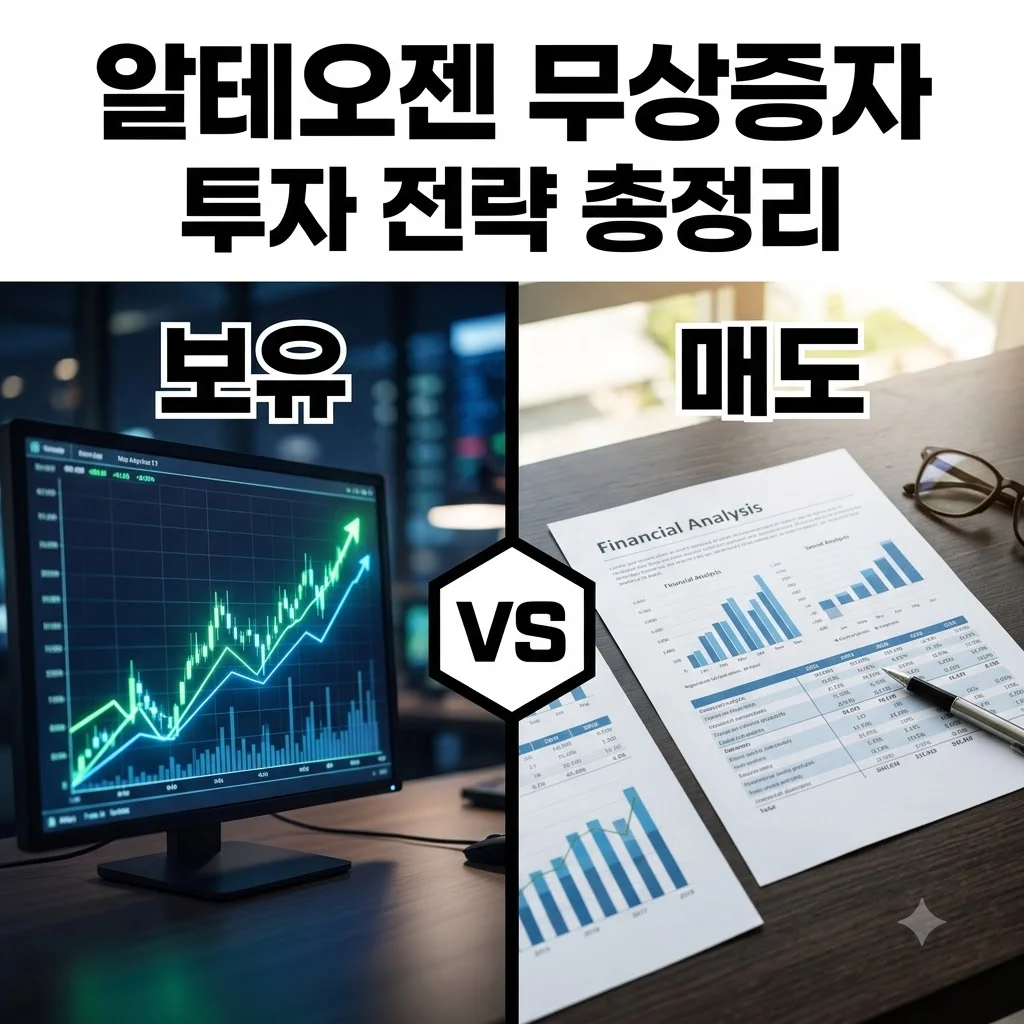 알테오젠 무상증자 일정 및 주가 전망: 1대1 증자 대응 전략 총정리