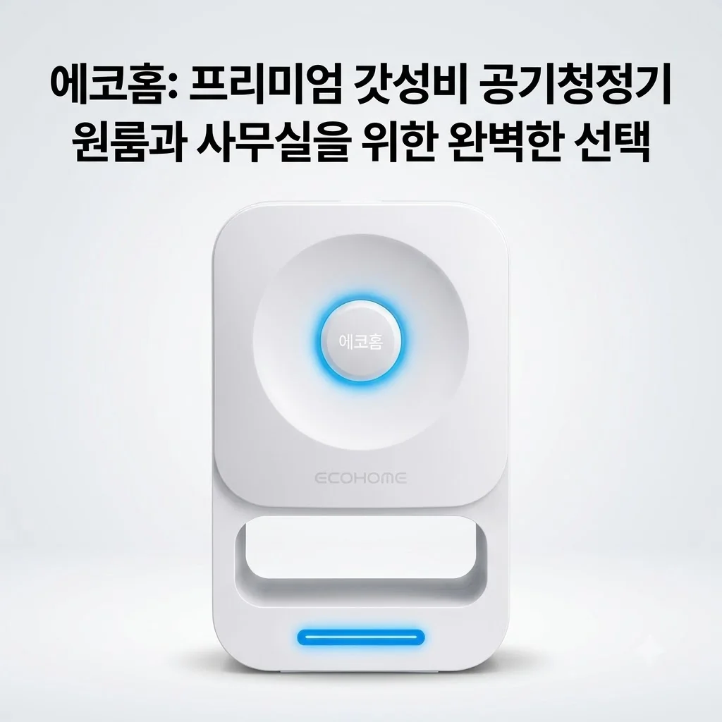 에코홈 친환경공기청정기 원룸 사무실 가정용 딱! 가성비 대박 아이템