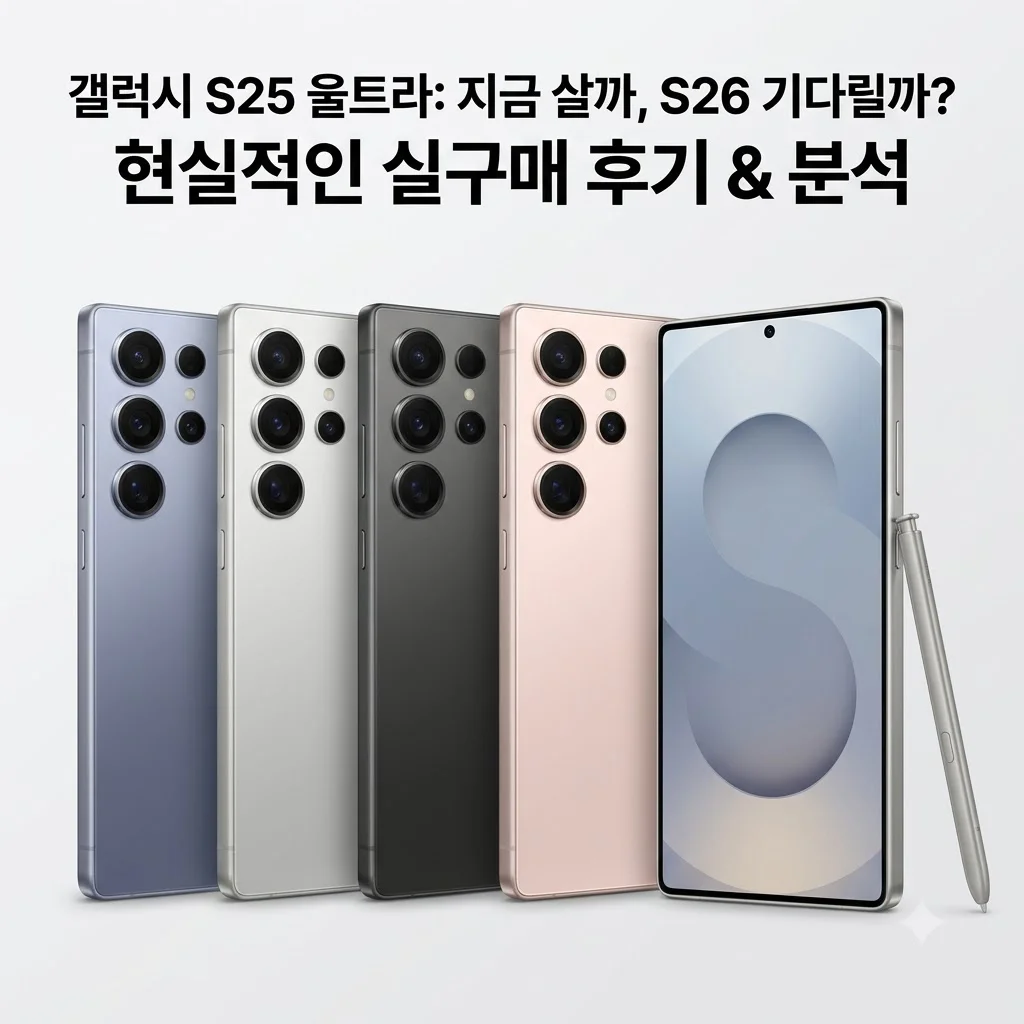 갤럭시 S25 울트라 512GB 자급제 SM-S938N, S26 기다릴까? 실구매 후기