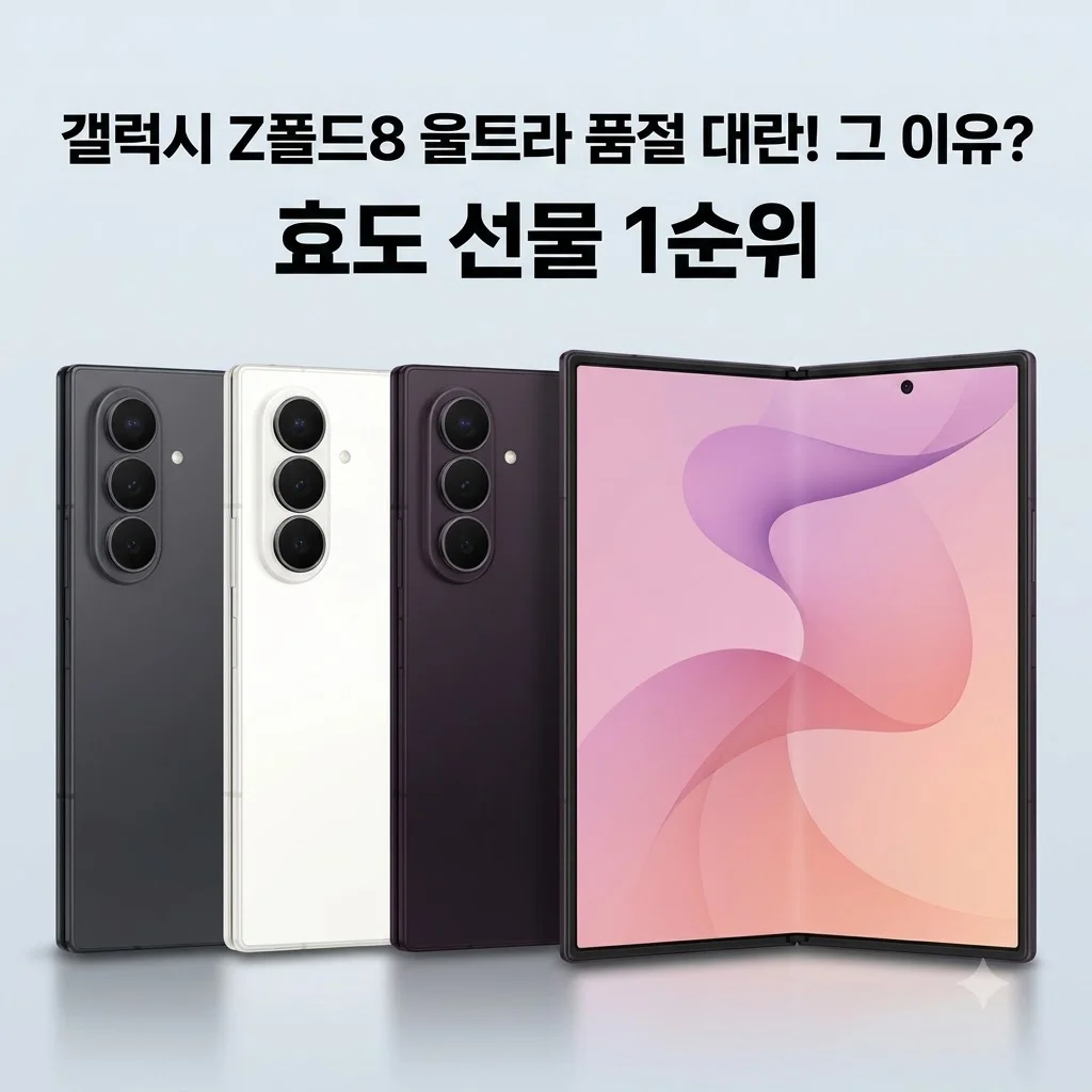 갤럭시 Z폴드8 울트라 512GB 자급제 SM-F976N, 효도 선물로 품절 대란인 이유