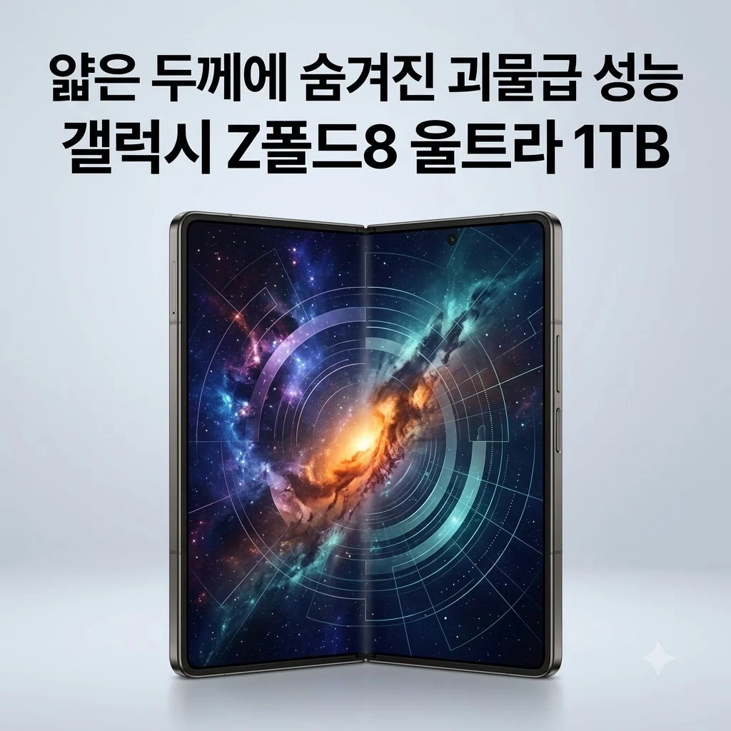 갤럭시 Z폴드8 울트라 1TB 자급제 SM-F976N, 얇은 두께에 숨겨진 괴물급 성능 후기