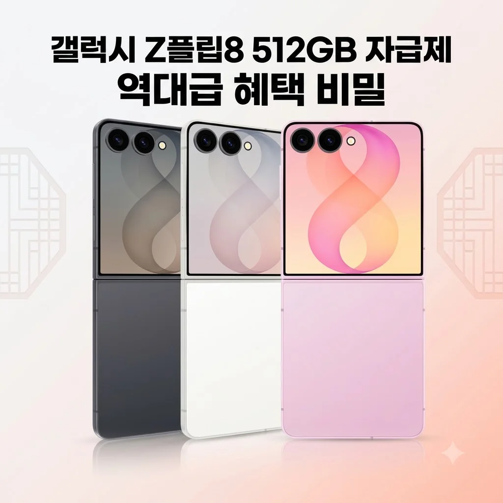 갤럭시 Z플립8 512GB 자급제 SM-F776N 지금 안 사면 후회할 역대급 혜택 비밀