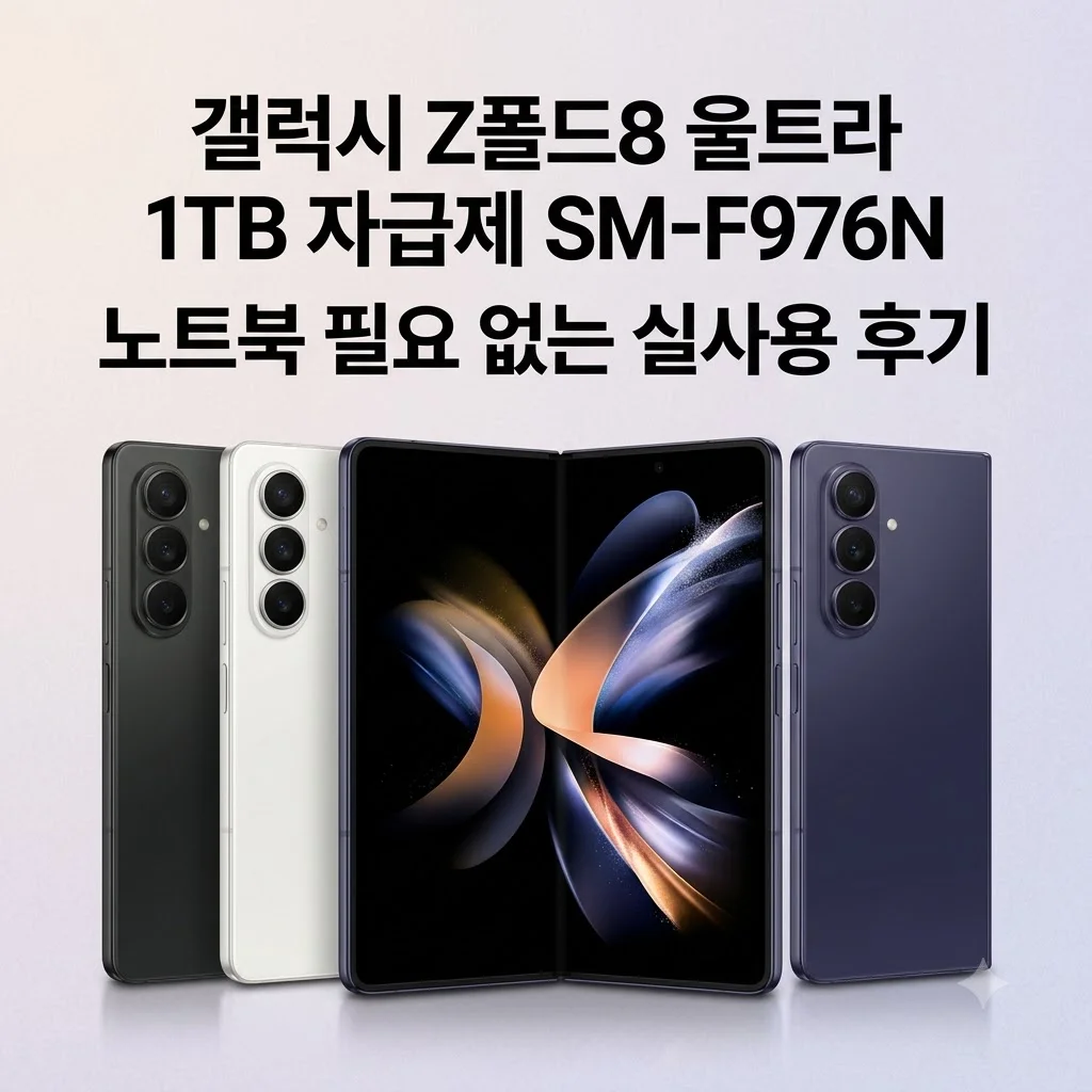 갤럭시 Z폴드8 울트라 1TB 자급제 SM-F976N, 노트북 필요 없는 실사용 후기