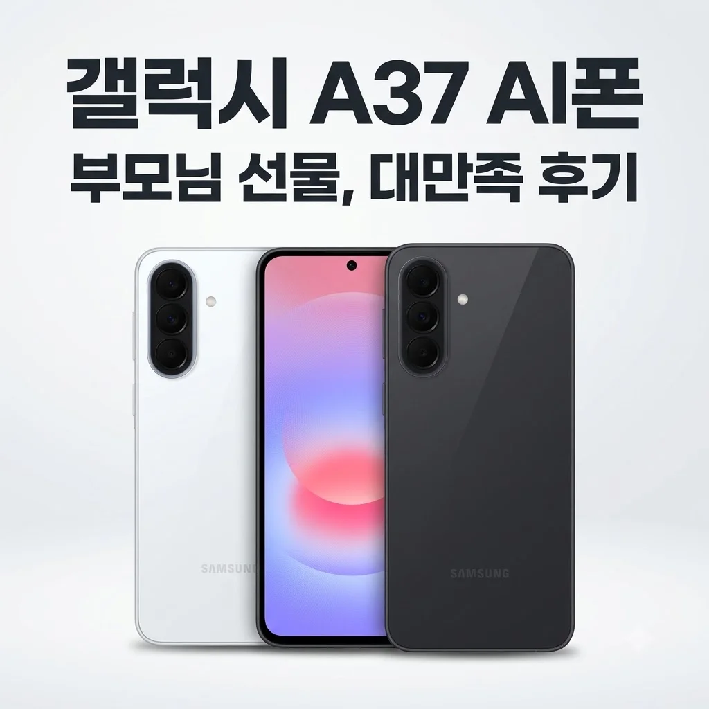 삼성 갤럭시 A37 자급제 SM-A376N AI폰 부모님 선물로 대만족 후기