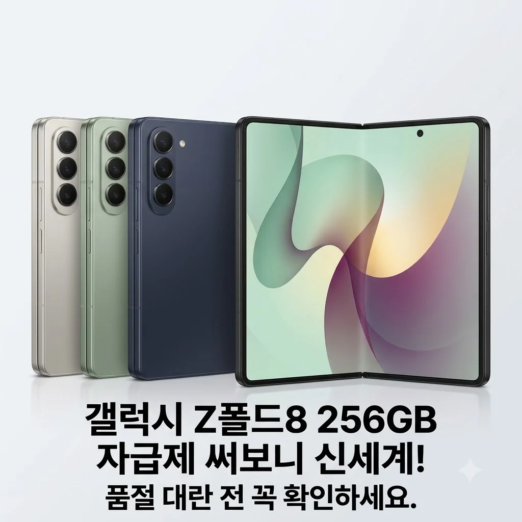 갤럭시 Z폴드8 256GB 자급제 써보니 신세계! 품절 대란 전 꼭 확인하세요
