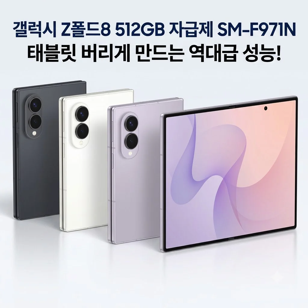 갤럭시 Z폴드8 512GB 자급제 SM-F971N, 태블릿 버리게 만드는 역대급 성능!