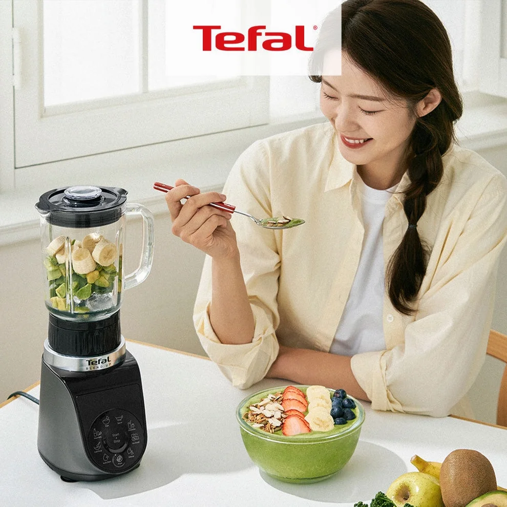 [N페이 5천원] 테팔 슬림핏 초고속 유리 믹서기 블렌더 블렌드업 BL195EK0 미니 소형 저소음 이유식 상세 이미지 3