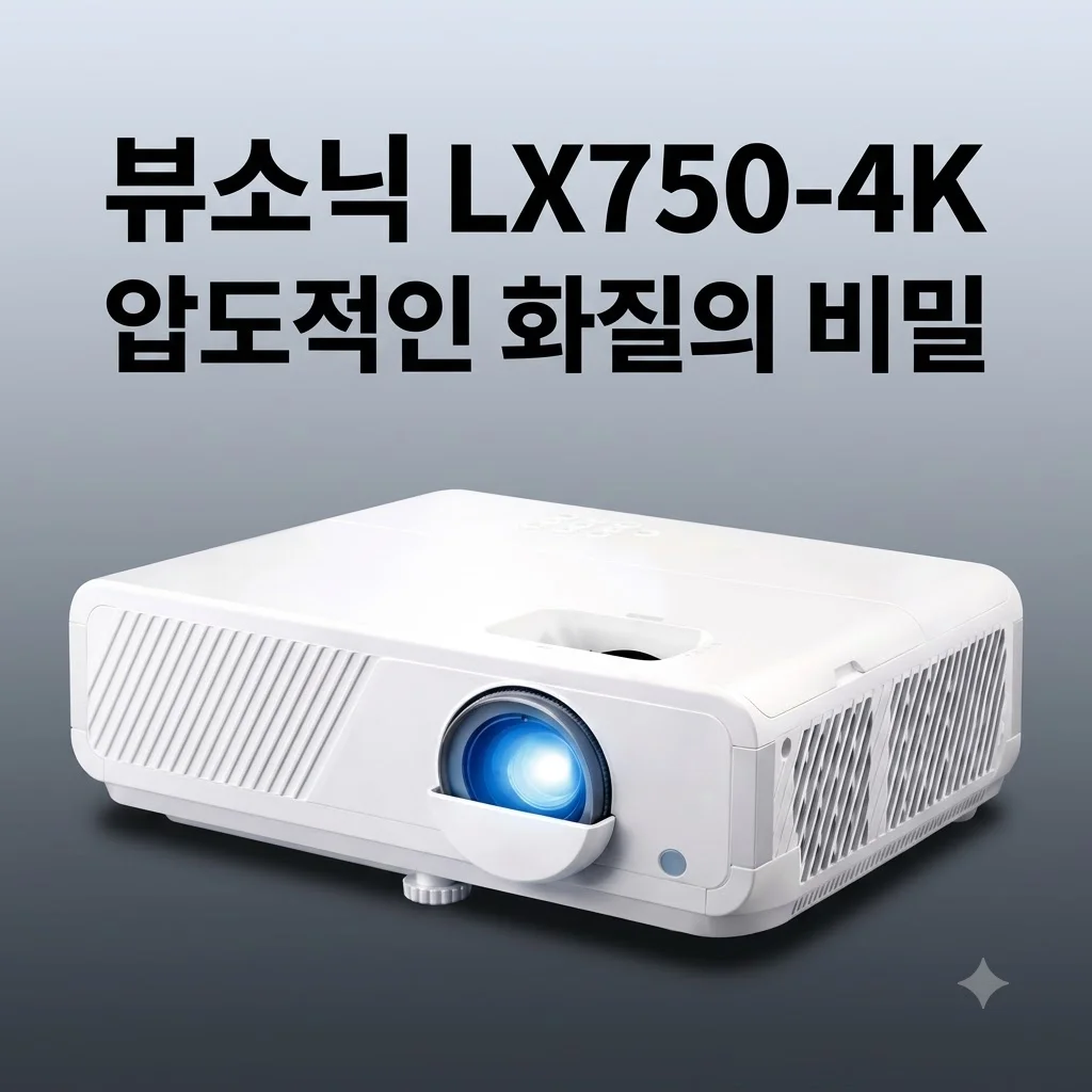 뷰소닉 LX750-4K 4K 레이저 빔프로젝터, TV 필요 없는 압도적 화질의 비밀