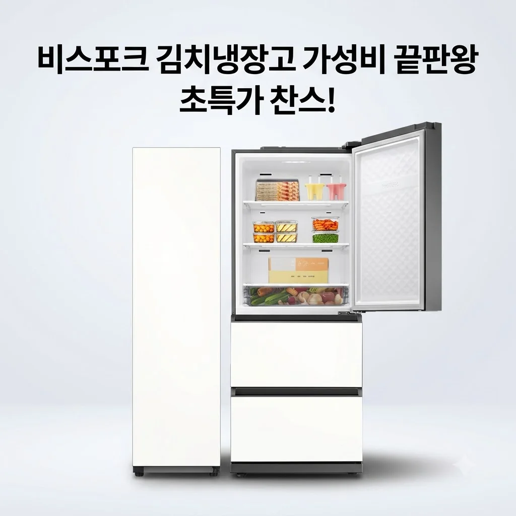 삼성 비스포크 김치냉장고 RQ33DG71J3EW 3도어 328L 가성비 끝판왕