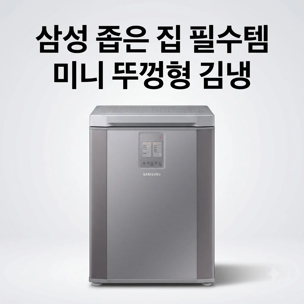 삼성 김치냉장고 뚜껑형 RP13 소형 미니 김냉, 좁은 집 필수템인 이유