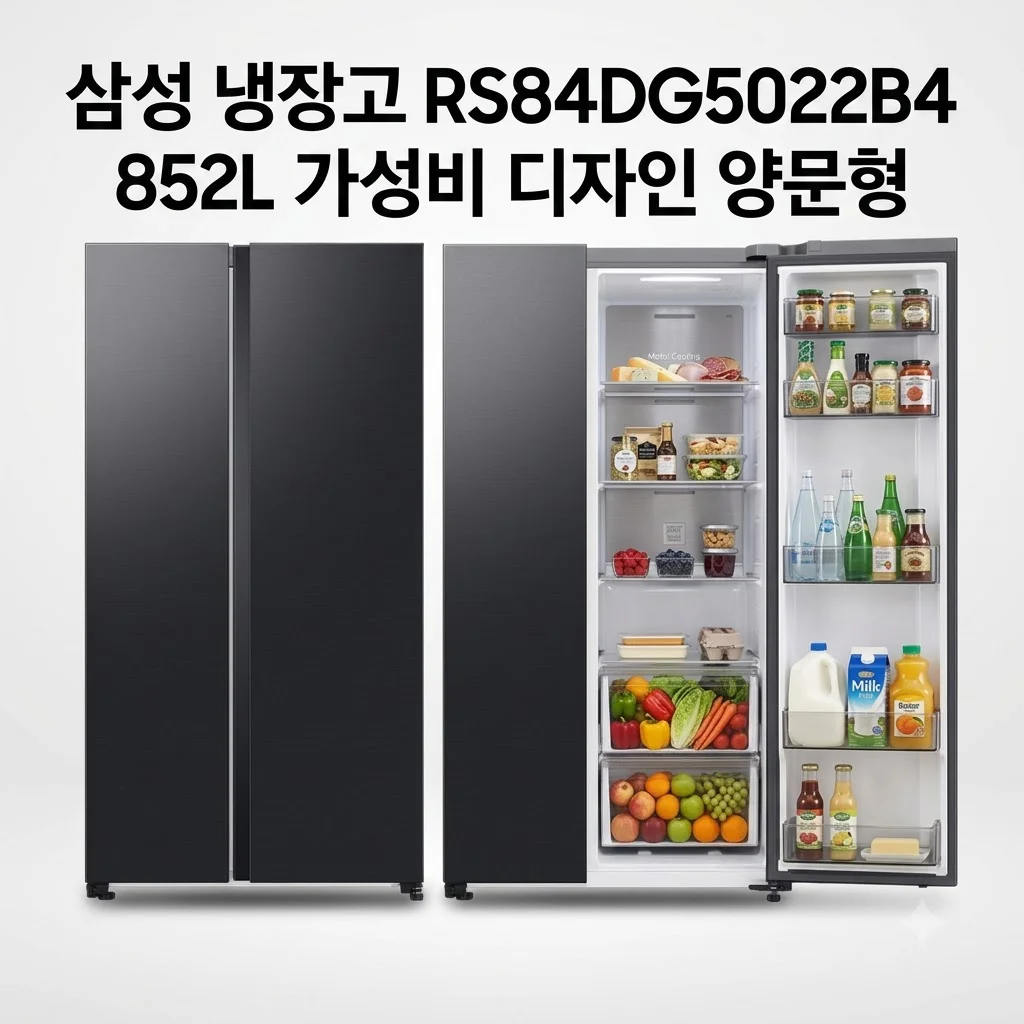 삼성 냉장고 RS84DG5022B4 852L 양문형, 가성비와 디자인 다 잡은 비결