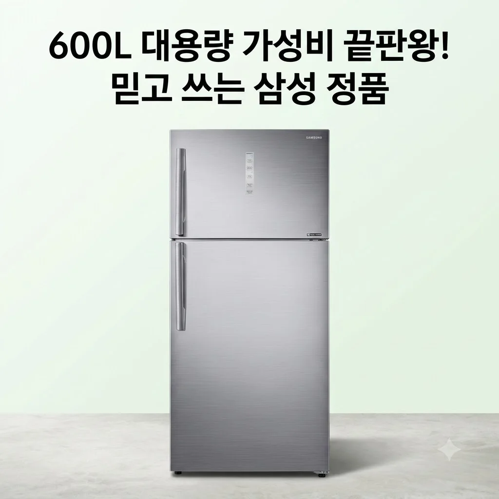 삼성 냉장고 600리터 일반형 2도어 대용량, 가성비 끝판왕인 이유
