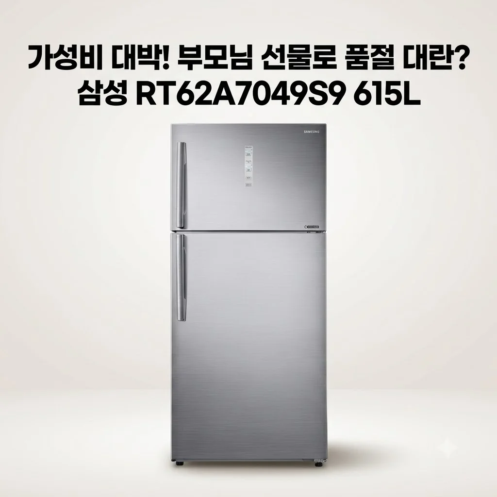 삼성 냉장고 RT62A7049S9 615L 가성비 대박! 부모님 선물로 품절 대란?