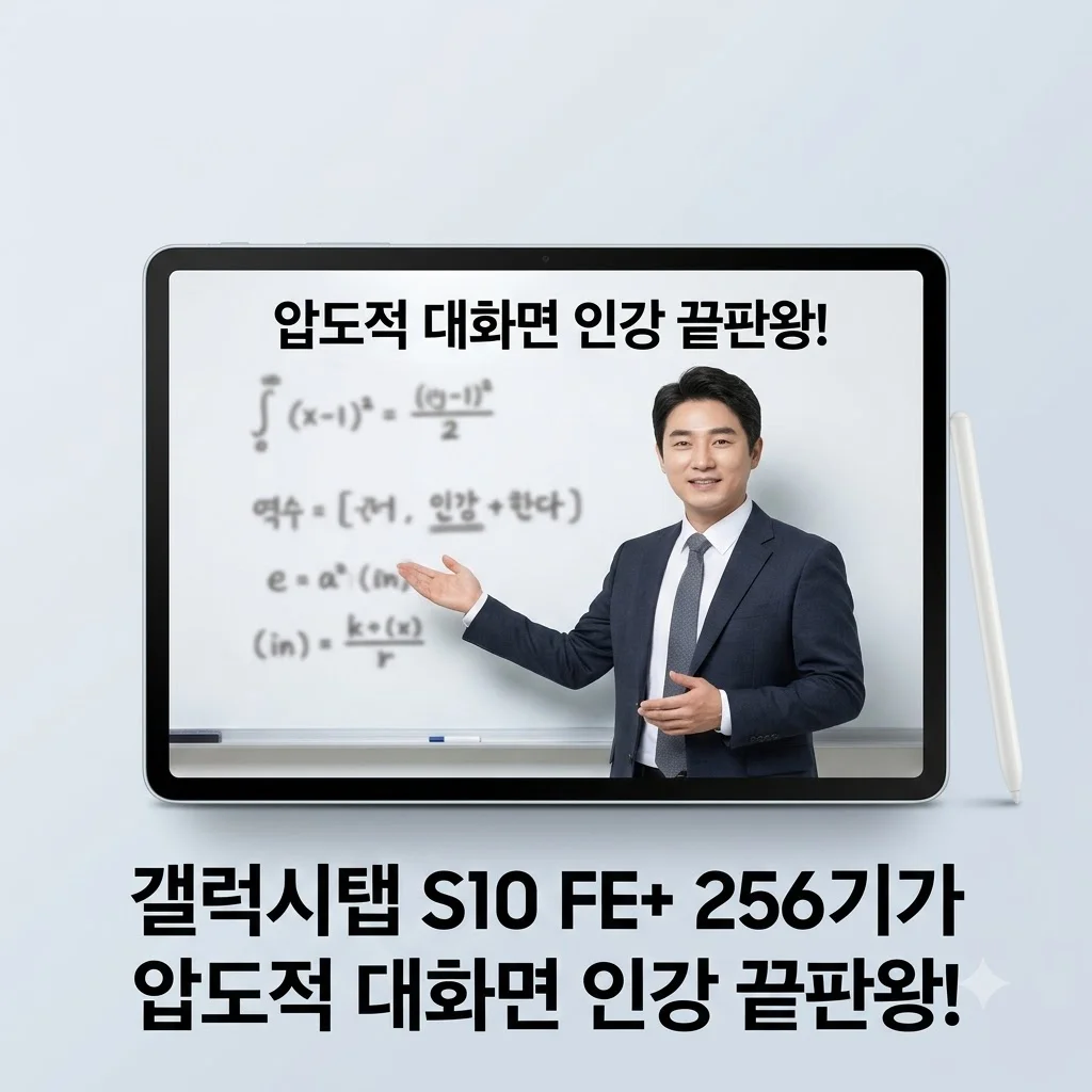 갤럭시탭 S10 FE 플러스 256GB, 인강용 대화면 끝판왕인 이유