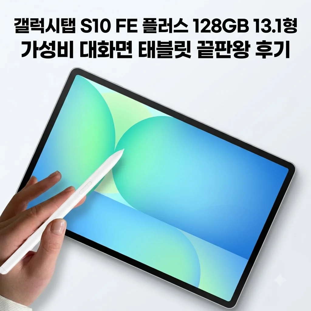 갤럭시탭 S10 FE 플러스 128GB 13.1형, 가성비 대화면 태블릿 끝판왕 후기