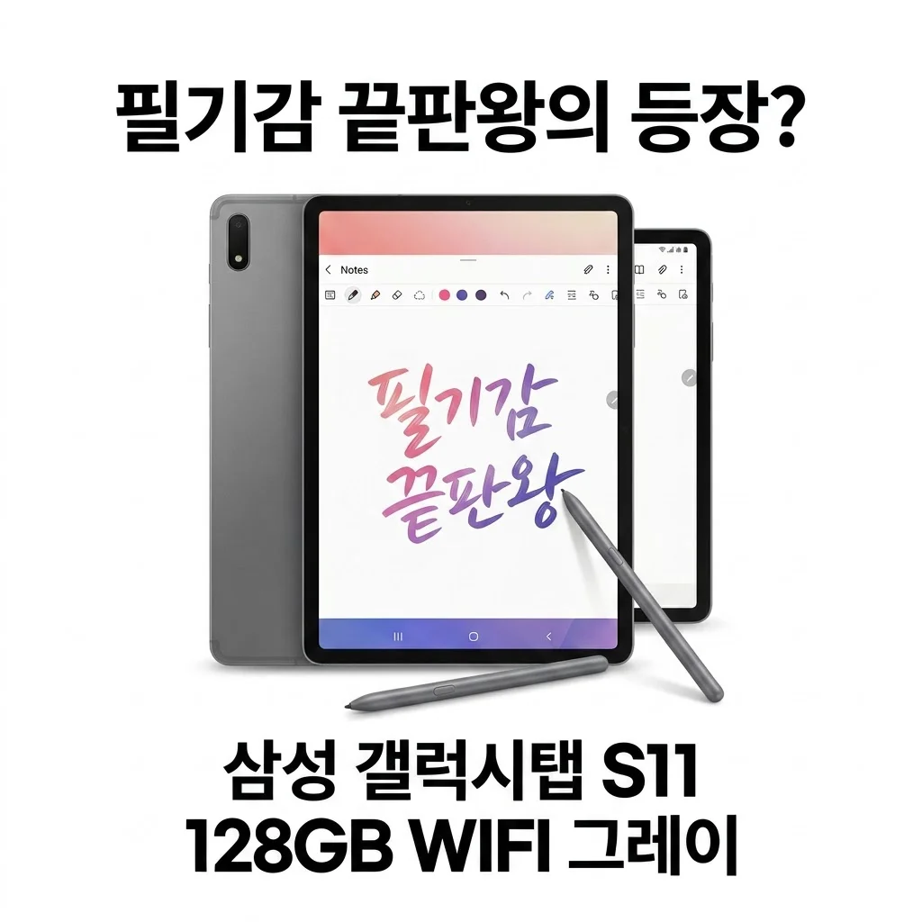 삼성 갤럭시탭 S11 128GB WIFI 그레이, 필기감 끝판왕의 등장?