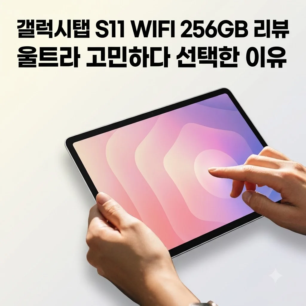 갤럭시탭 S11 WIFI 256GB 리뷰, 울트라 고민하다 선택한 이유