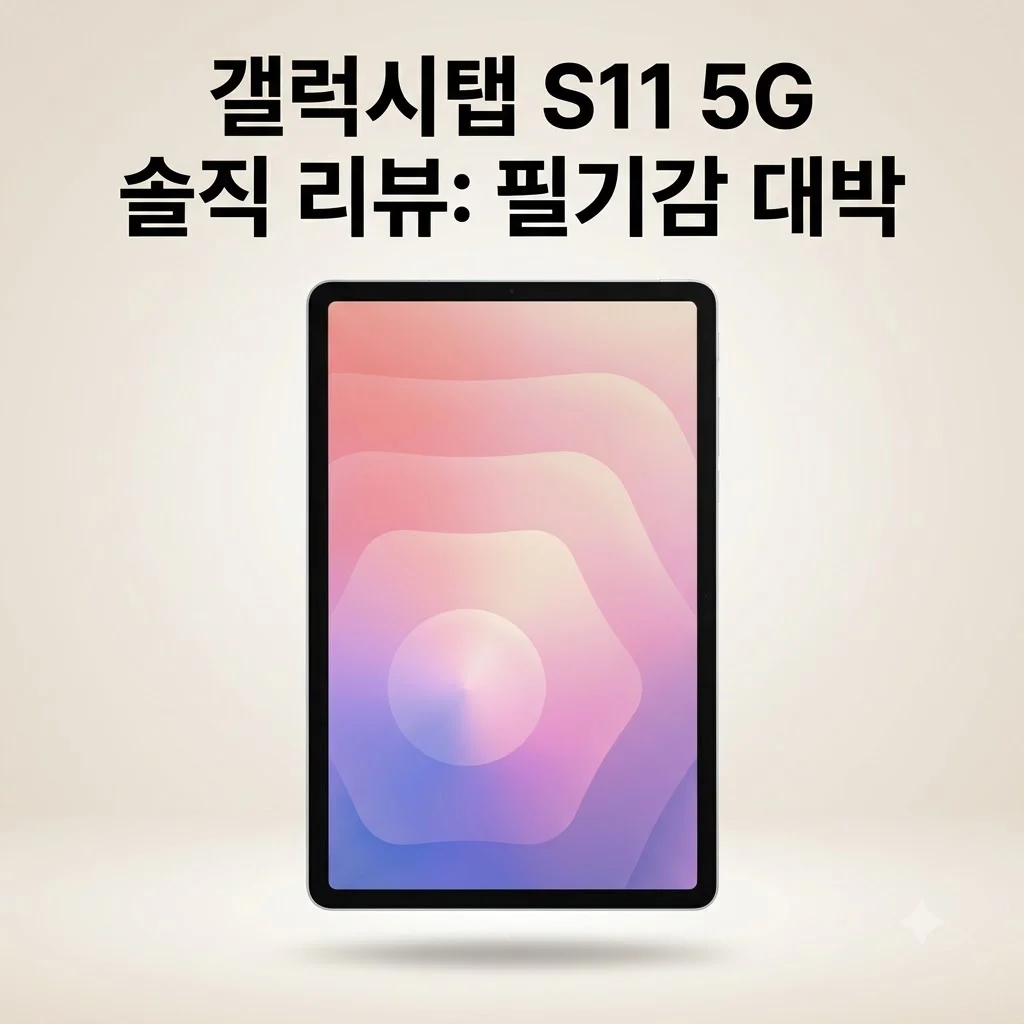 갤럭시탭 S11 11인치 5G, S펜 필기감에 반해버린 솔직 리뷰