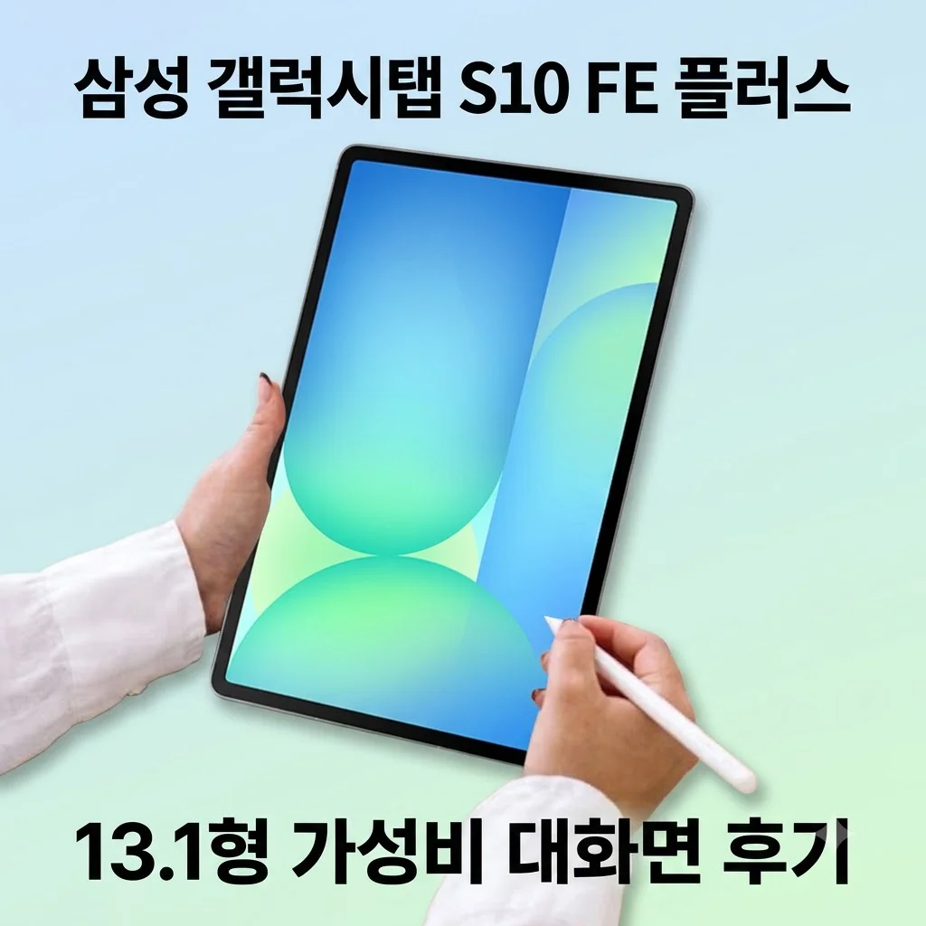 삼성 갤럭시탭 S10 FE 플러스 256GB, 13.1형 대화면 가성비 종결자 후기