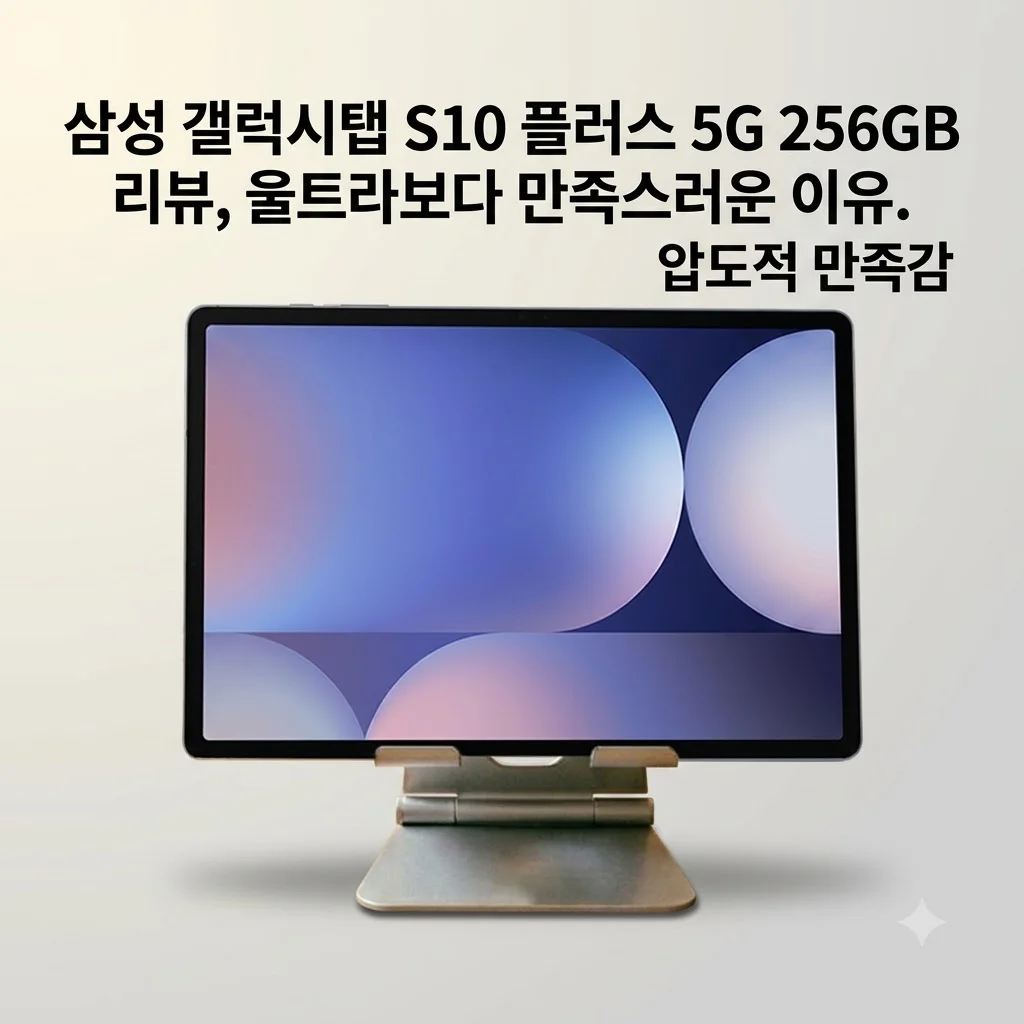 삼성 갤럭시탭 S10 플러스 5G 256GB 리뷰, 울트라보다 만족스러운 이유