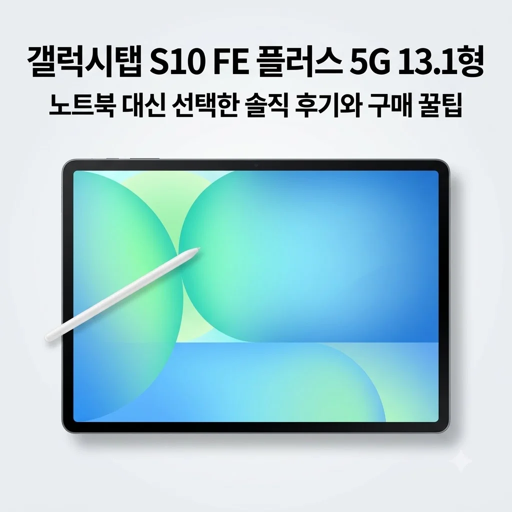 갤럭시탭 S10 FE 플러스 5G 13.1형, 노트북 대신 선택한 솔직 후기와 구매 꿀팁