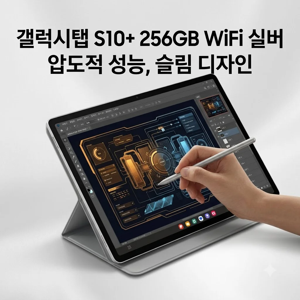 갤럭시탭 S10 플러스 256GB WIFI 실버, 얇아진 두께와 성능의 비밀