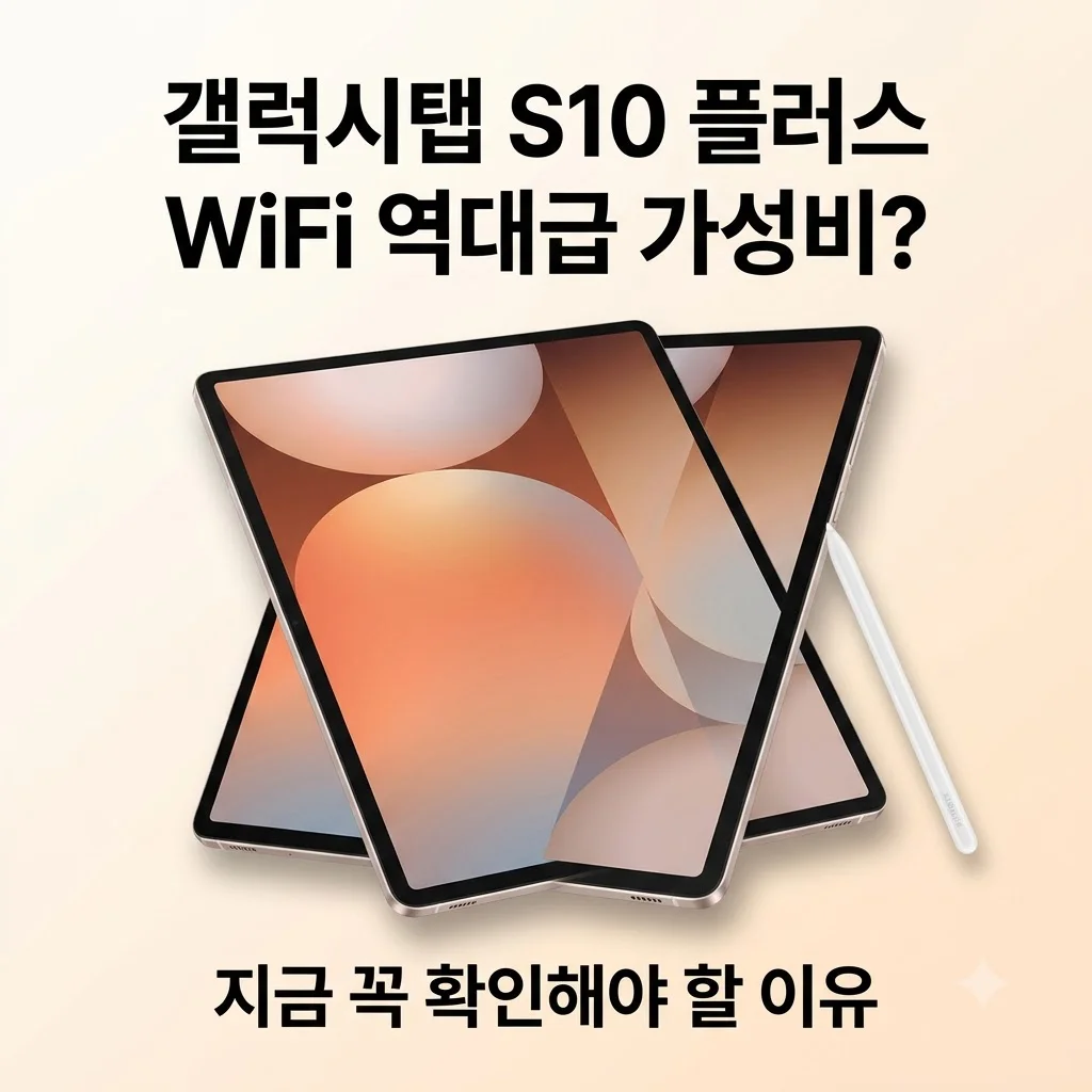 갤럭시탭 S10 플러스 WiFi 역대급 가성비? 지금 꼭 확인해야 할 이유