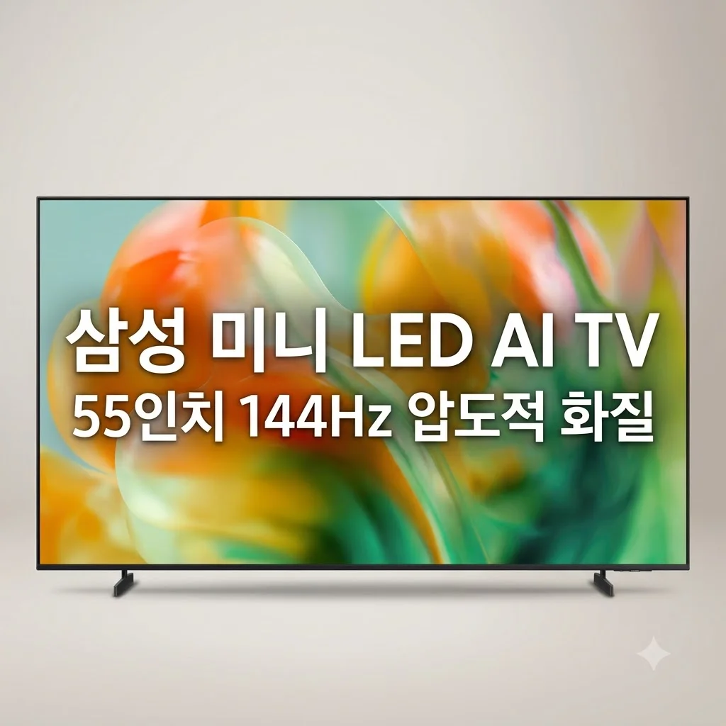 삼성 Mini LED AI TV KU55MH80AFXKR 55인치 144Hz 압도적 화질