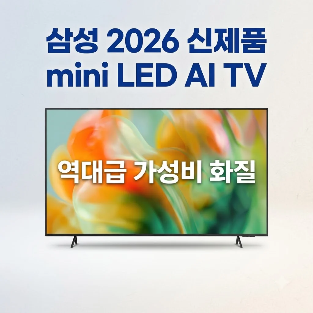 삼성 2026 신제품 mini LED AI TV MH80 65인치 144Hz 역대급 가성비 화질의 비밀
