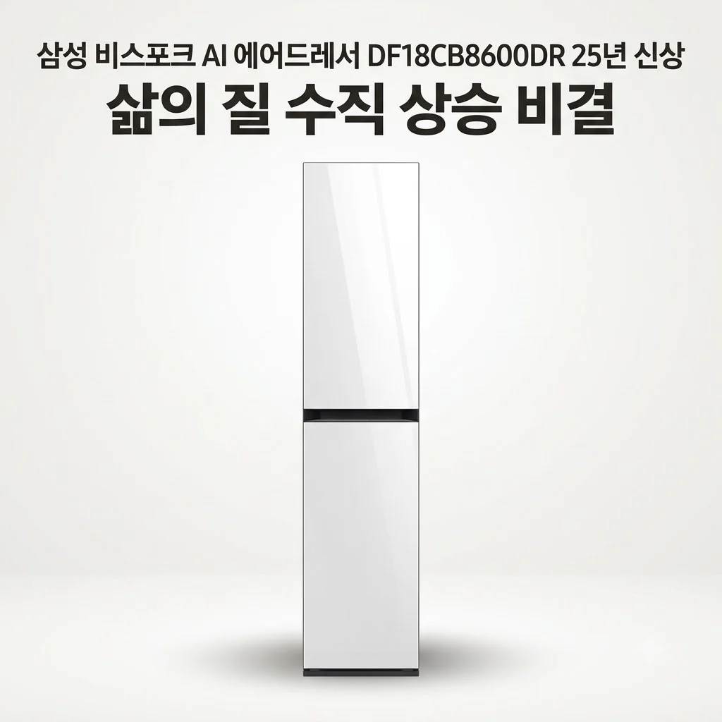삼성 비스포크 AI 에어드레서 DF18CB8600DR 25년 신상, 삶의 질 수직 상승 비결