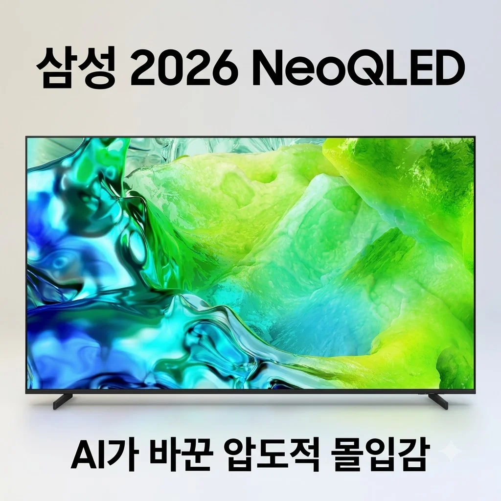 삼성 2026 NeoQLED KQ55QNH80AFXKR 55인치 TV, AI가 바꾼 압도적 몰입감