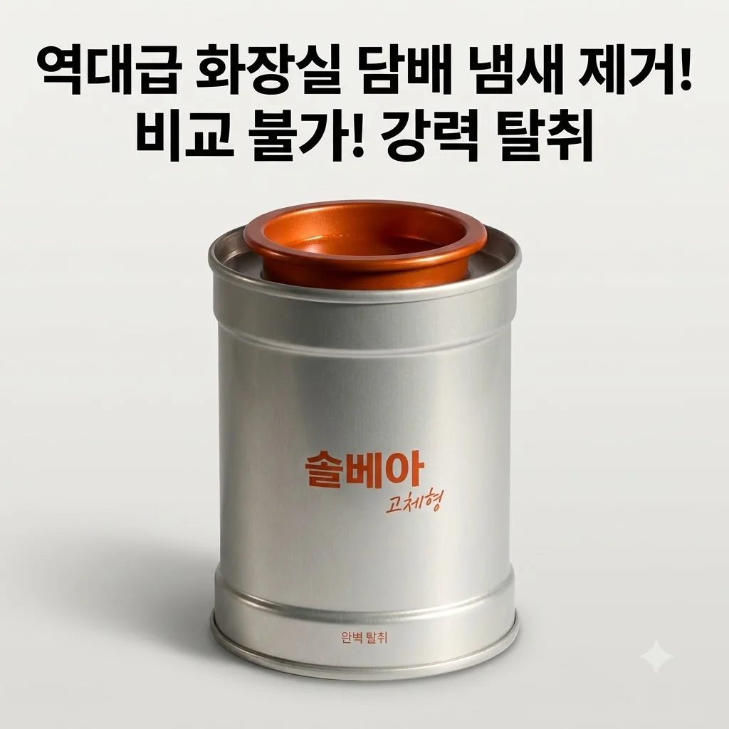 벤딕트 탈취제 솔베아 고체형, 화장실 담배 냄새 제거에 역대급 효과 본 후기