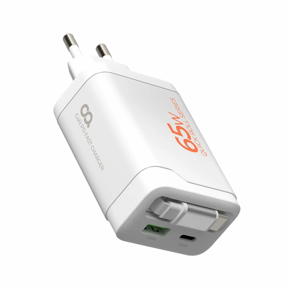 오아 퀵롤차저 고속 충전기 C타입 초고속 핸드폰 멀티 일체형 65W GaN PPS 2포트 상세 이미지 4