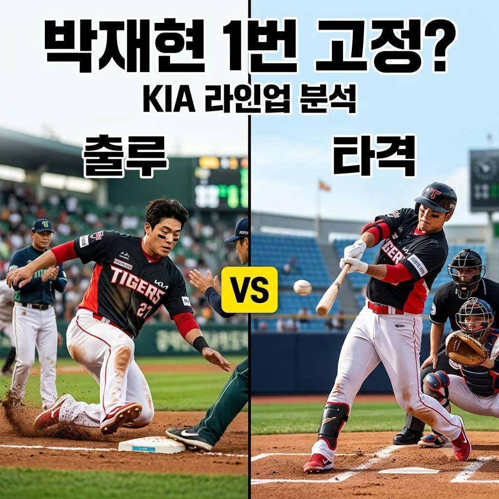 KIA 박재현 1번 타자 고정 여부 분석: 이범호 감독의 선택과 데이터가 말하는 정답