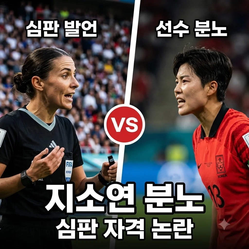 배선영 심판 생리 발언 논란, 지소연 선수가 분노한 진짜 이유와 사건 총정리