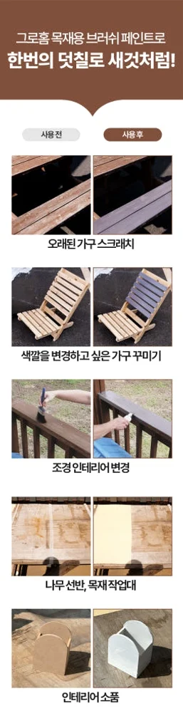 그로홈 목재용 브러쉬 페인트 상세 이미지 3
