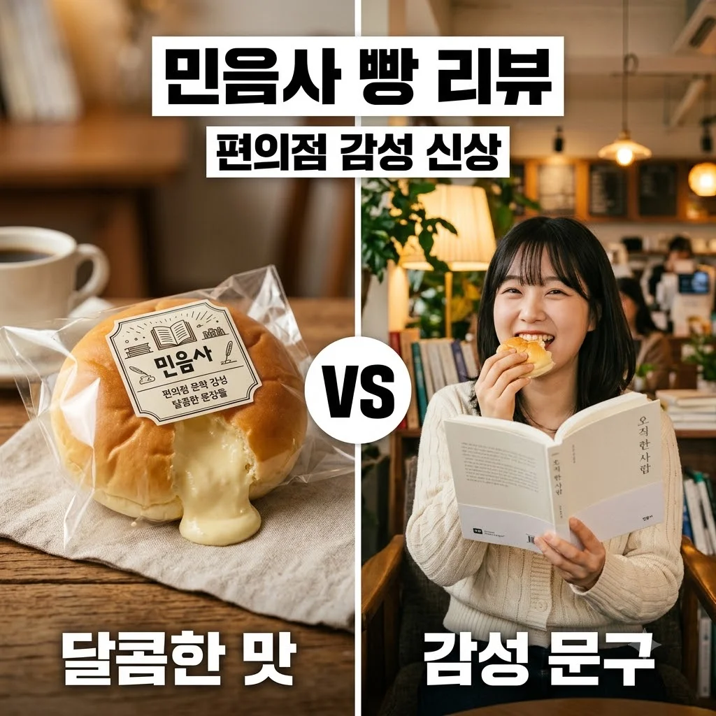 민음사 빵 파는곳 맛 후기 | 문학 한 조각의 감성 편의점 신상