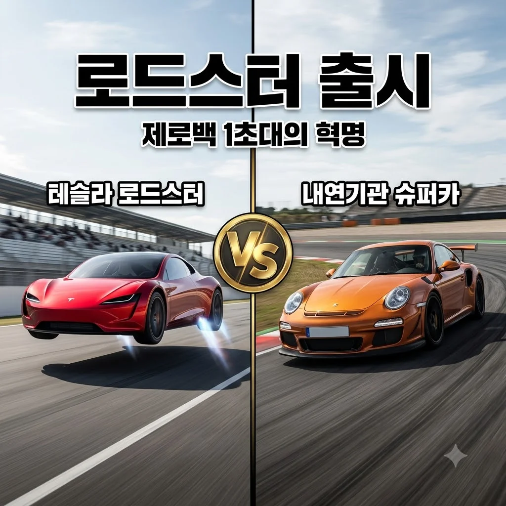 테슬라 로드스터 출시일 스펙 가격 총정리: 제로백 1초대의 혁명