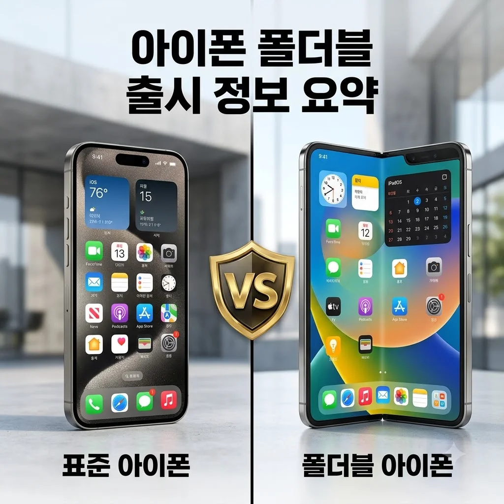 아이폰 폴더블 출시일 스펙 가격 총정리 2026년 최신 루머 가이드