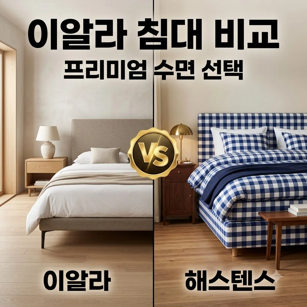 이알라 침대 가격 비교 및 추천 이유, 해스텐스 차이점 완벽 정리
