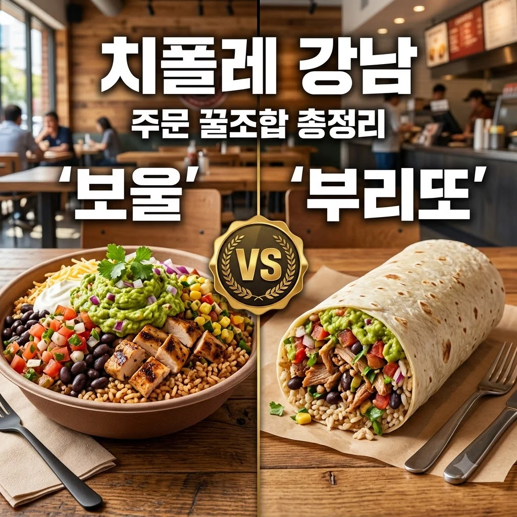 치폴레 강남 주문 방법 및 메뉴 추천 꿀조합 (2026 최신판)