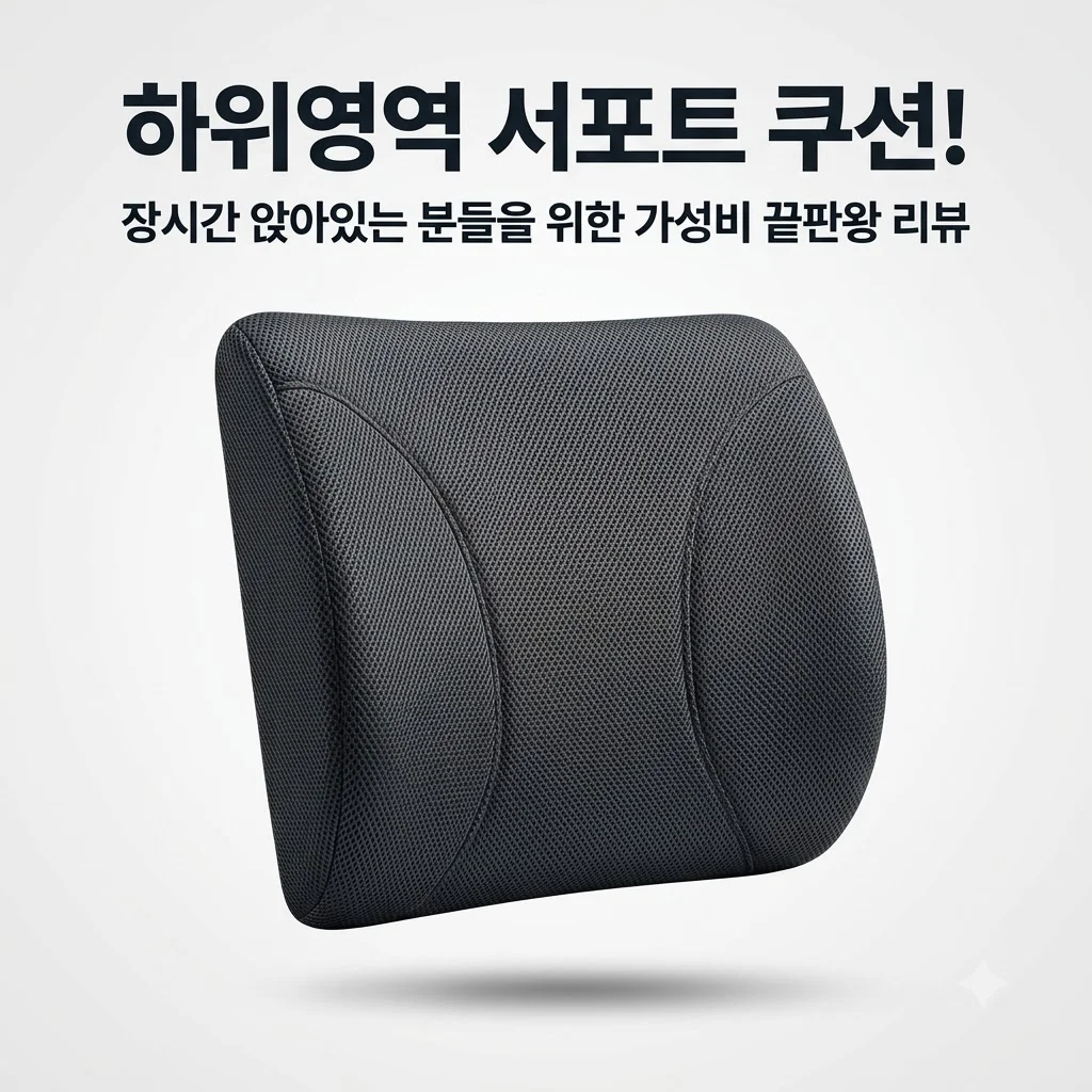 하위영역 서포트 쿠션! 장시간 앉아있는 분들을 위한 가성비 끝판왕 리뷰