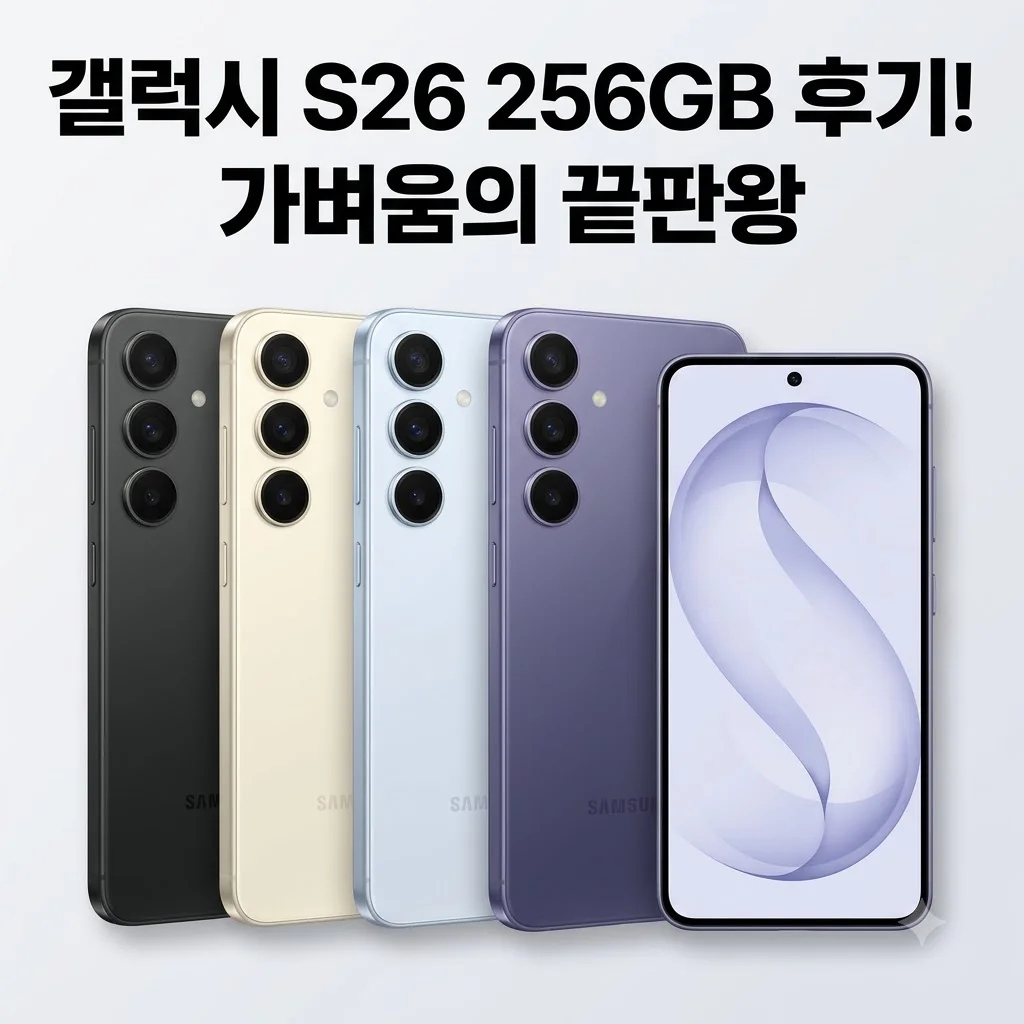 갤럭시 S26 256GB 자급제 SM-S942N 후기! 가벼움의 끝판왕