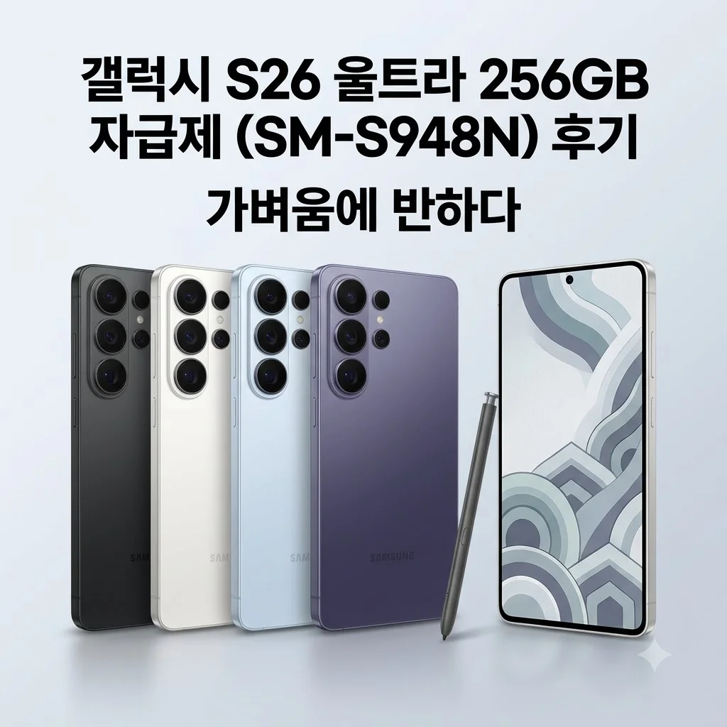 갤럭시 S26 울트라 256GB 자급제 SM-S948N 후기, 가벼움에 반하다