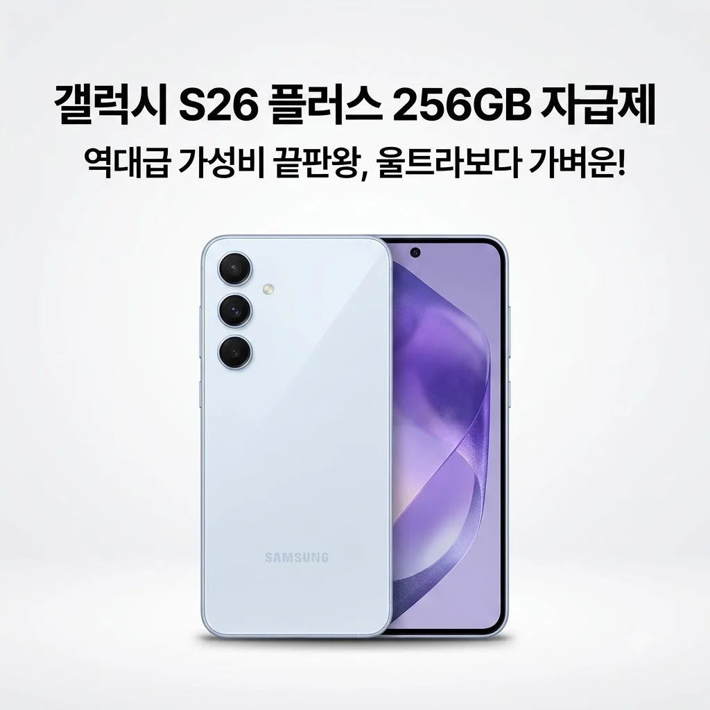 갤럭시 S26 플러스 256GB 자급제 SM-S947N, 울트라보다 가벼운 역대급 가성비 끝판왕