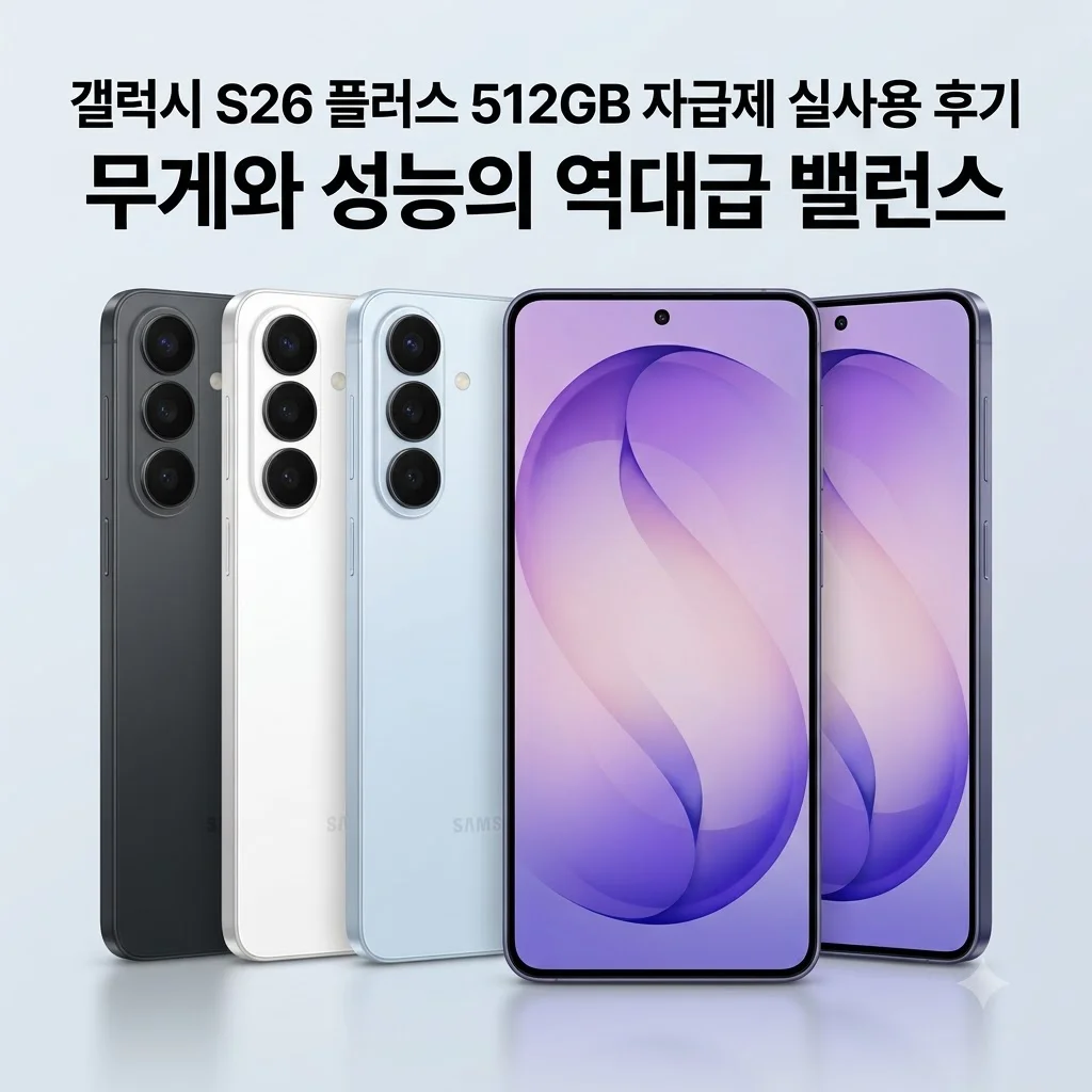 갤럭시 S26 플러스 512GB 자급제 실사용 후기: 무게와 성능의 역대급 밸런스