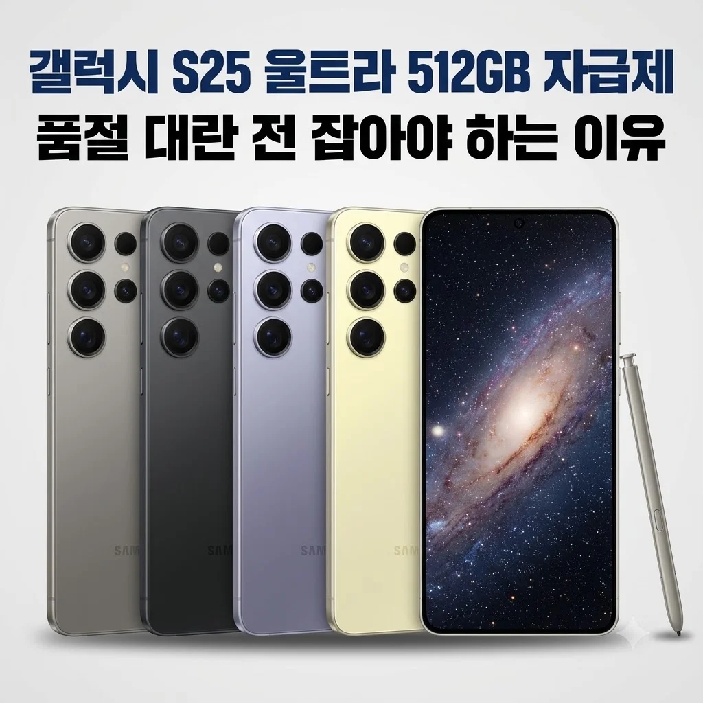 갤럭시 S25 울트라 512GB 자급제 SM-S938N 품절 대란 전 잡아야 할 이유