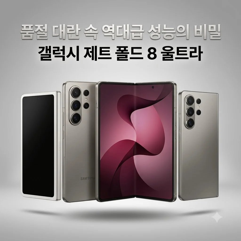 갤럭시 Z폴드8 울트라 512GB 자급제 SM-F976N, 품절 대란 속 역대급 성능의 비밀